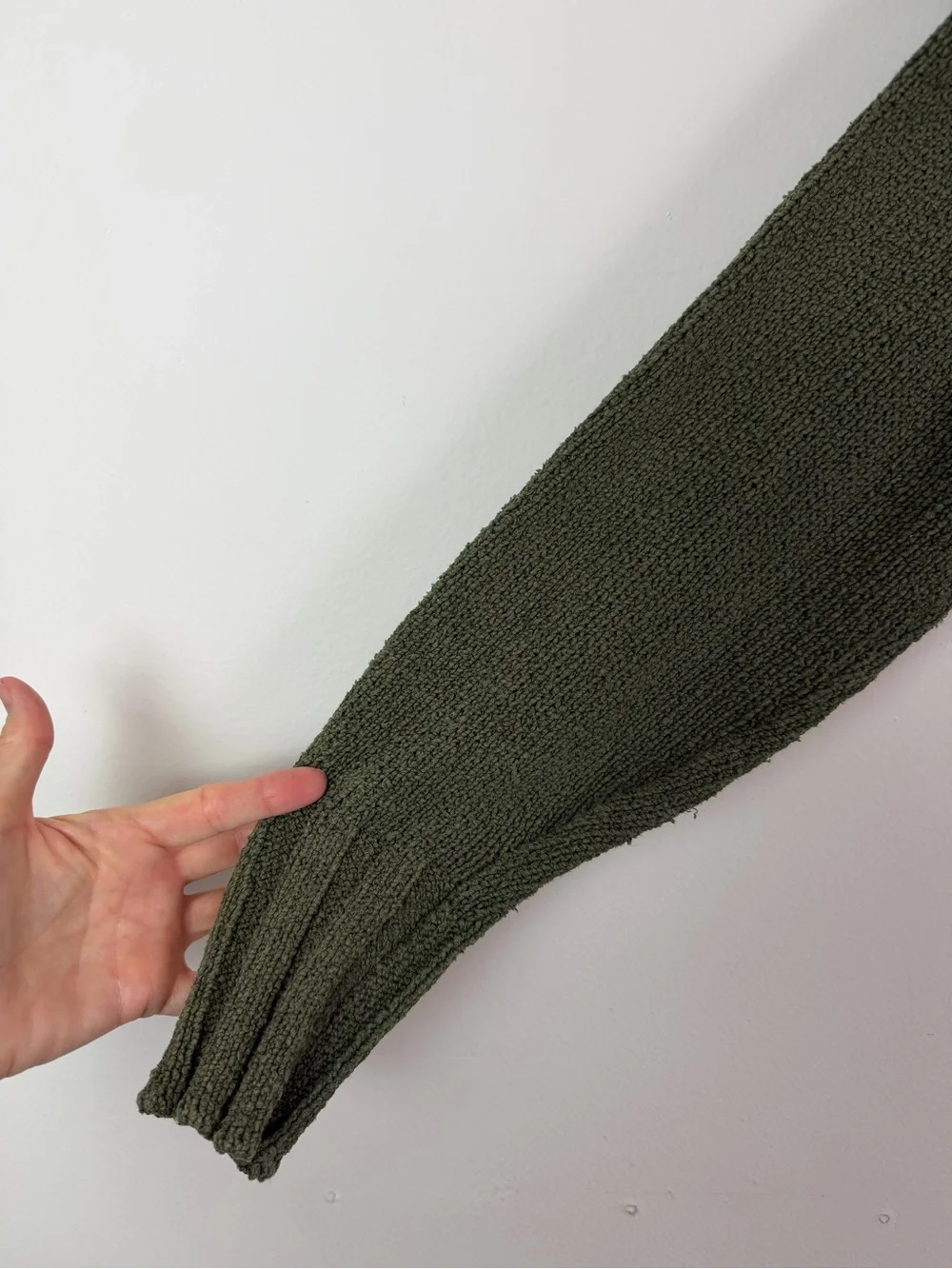 J. Crew Relaxed Crewneck Sweater in Olive Size M
